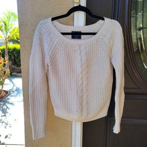 Abercrombie & Fitch Pointelle Boatneck Sweater